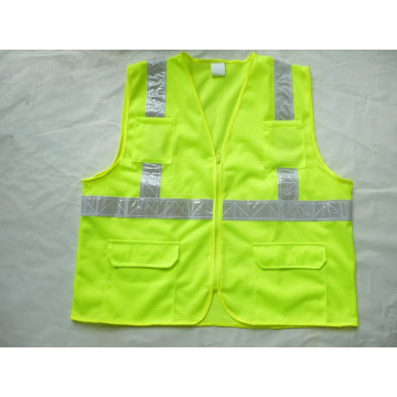 High Visibility Reflective Safety Vest with Crystal (PVC) Tape